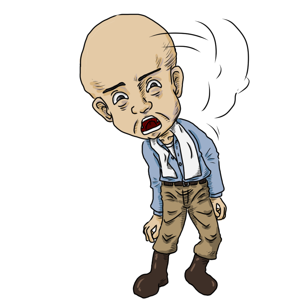 巨頭オのイラスト