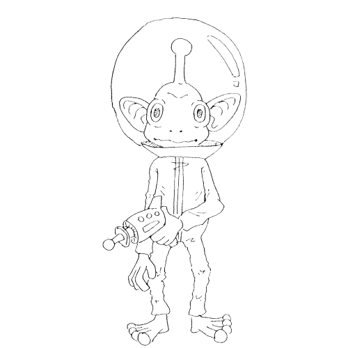 リトル・グリーン・マン！